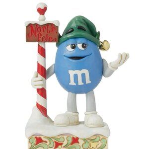 Jim Shore M&Ms Blue Character Elf Figurine 6015681